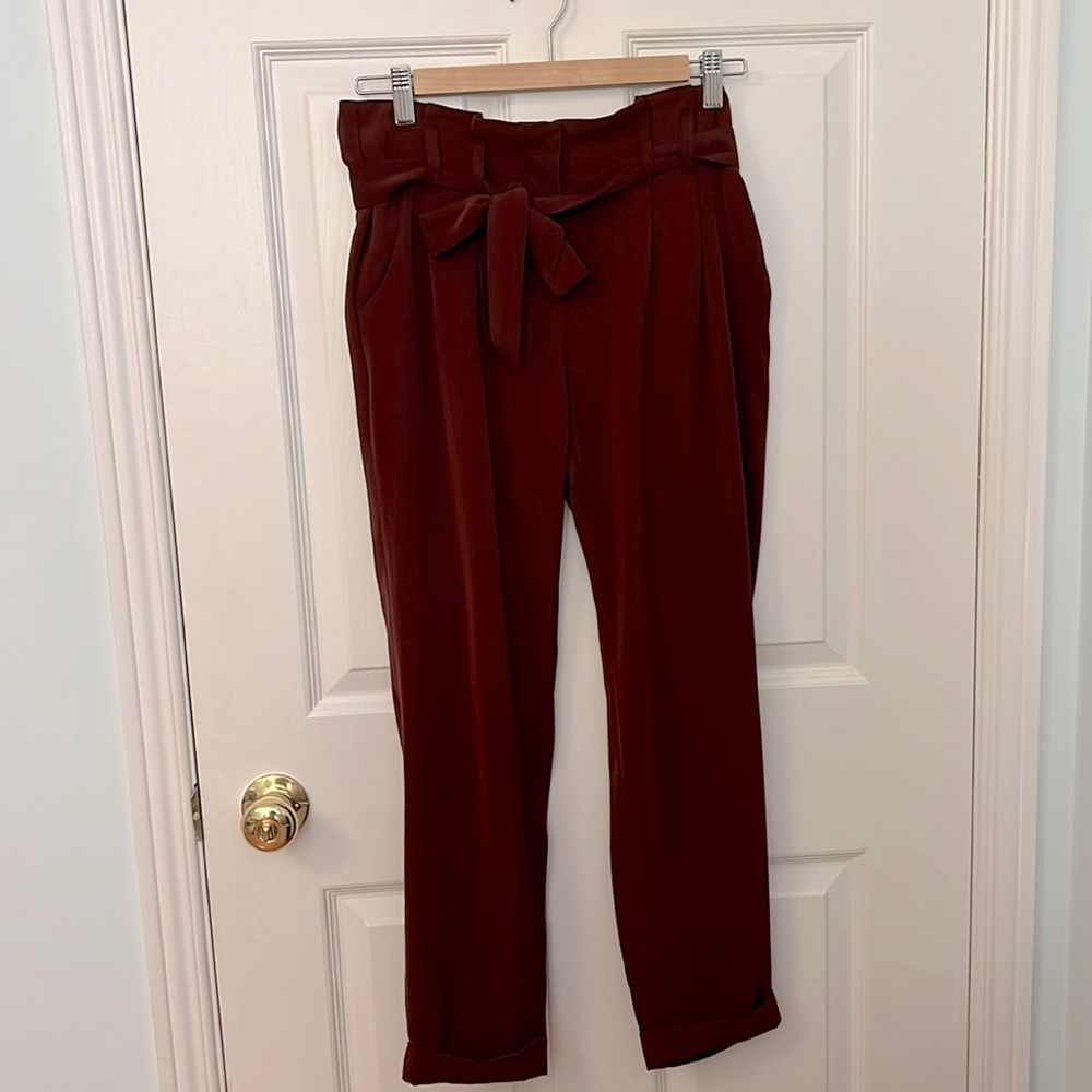 Maroon trousers
